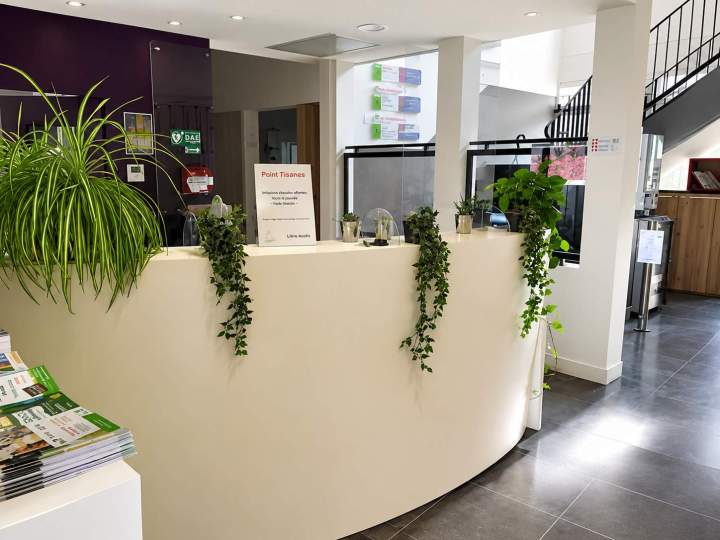 Comptoir accueil chambre d’agriculture Mont-de-Marsan