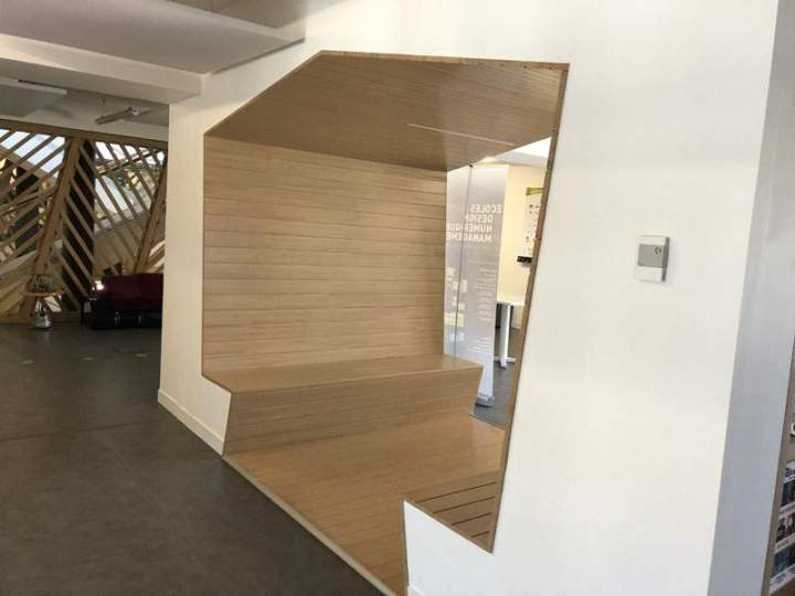 Espace de travail semi-ouvert avec banc Mont-de-Marsan